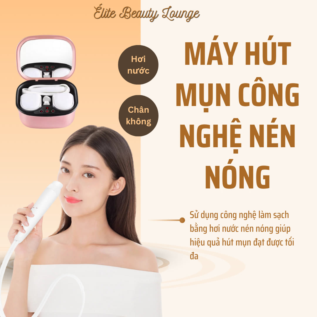 Bộ Máy Hút Mụn Dầu Thừa — Hơi Nước + Hút Chân Không