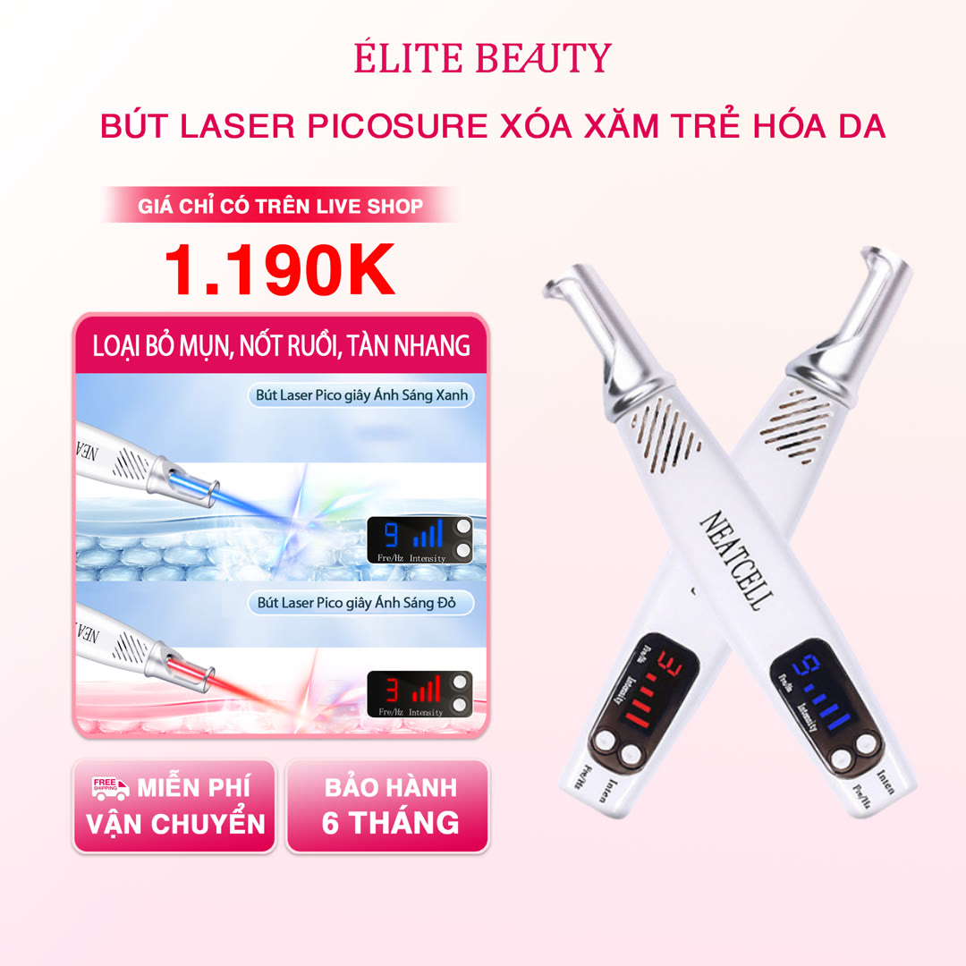 Bút Laser Picosure — Xoá Xăm · Tàn Nhang · Nốt Ruồi