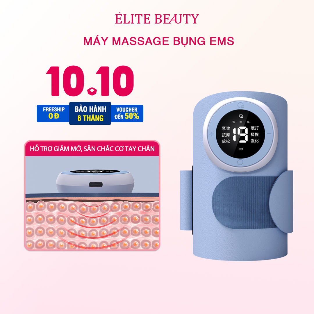 Máy Massage Cánh Tay EMS — 9 Chế Độ × 19 Cường Độ
