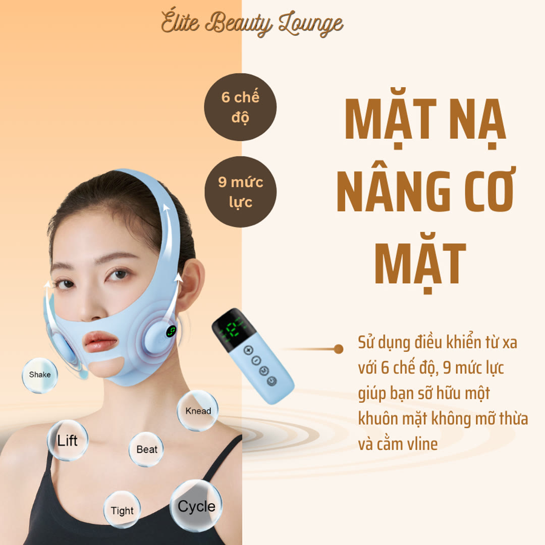 Mặt Nạ Nâng Cơ Mặt — 6 Chế Độ × 9 Mức Lực